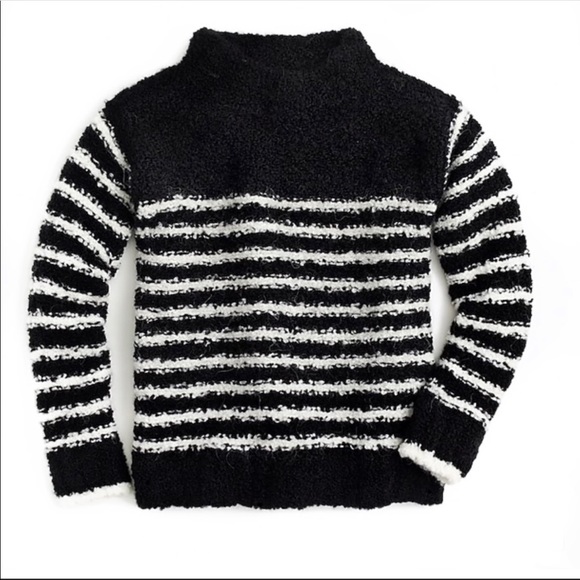 JCrew Crewcuts boucle striped sweater - Picture 1 of 6